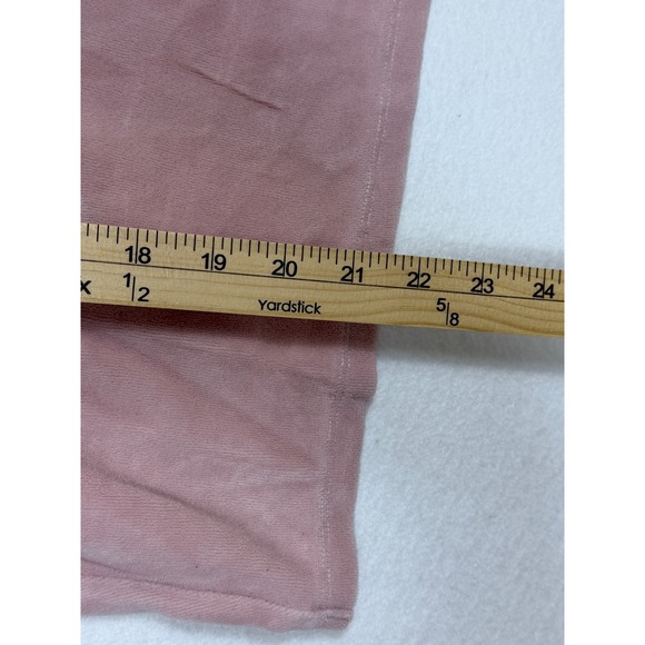 Victorias Secret Pink Velour Lounge Set Top Pants Heart Logo XS Open Back - Picture 3 of 13